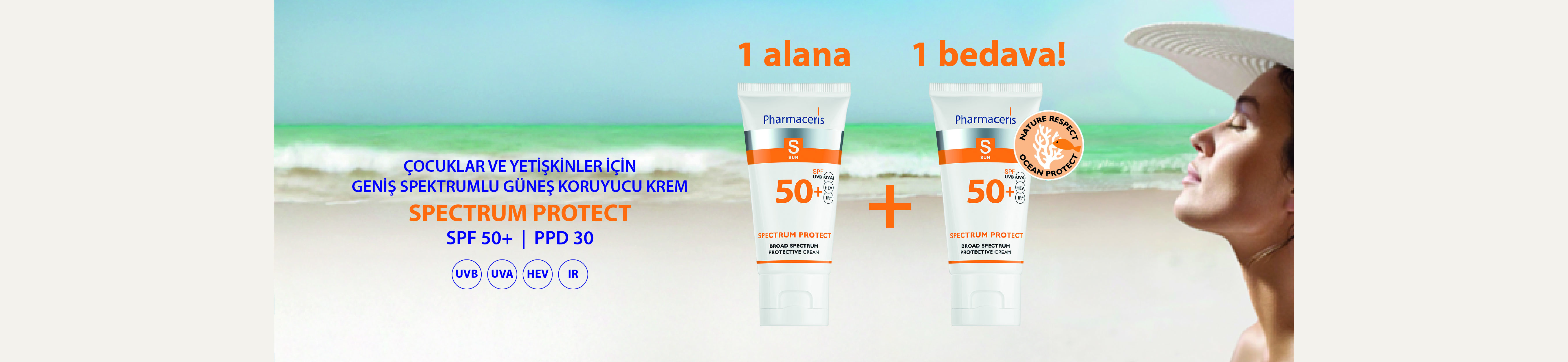 Broad Spectrum SPF50+ Güneş Koruyucu Kampanyası